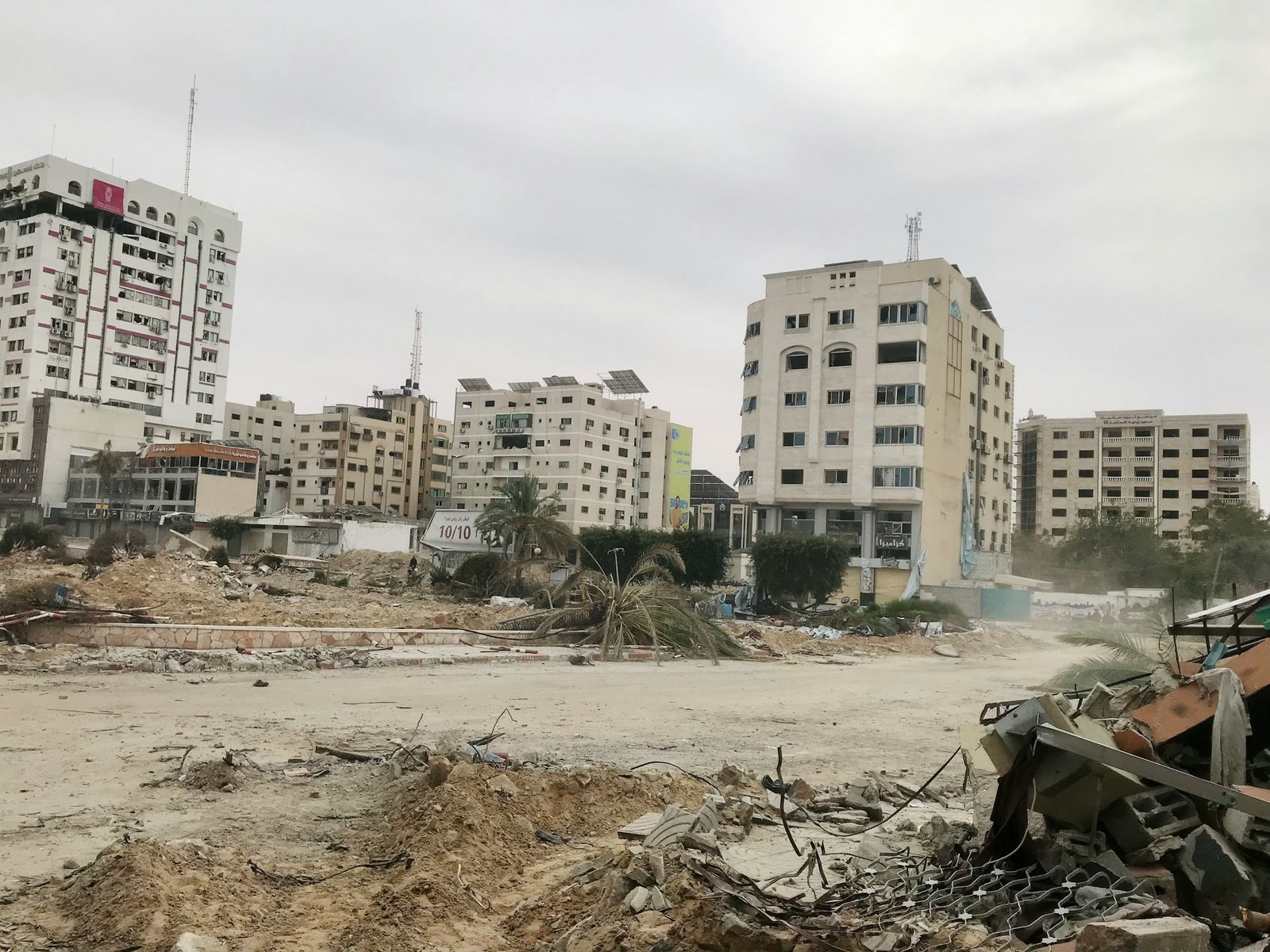 O cesar-fogo de Israel e Palestina